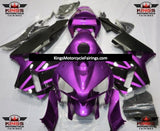 Purple and Black Fairing Kit for a 2005 and 2006 Honda CBR600RR motorcycle