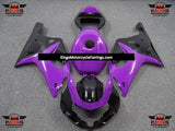 Purple and Black Fairing Kit for a 2000, 2001, 2002 & 2003 Suzuki GSX-R750 motorcycle