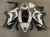 Pearl White and Black Fairing Kit for a 2011, 2012, 2013, 2014 & 2015 Kawasaki Ninja ZX-10R motorcycle