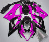 Pink, Black and Silver Fairing Kit for a 2005 & 2006 Suzuki GSX-R1000 motorcycle