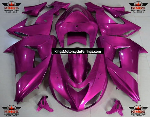 Pink Fairing Kit for a 2006 & 2007 Kawasaki ZX-10R motorcycle