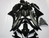 Gloss Black and Matte Black Fairing Kit for a 2006 & 2007 Yamaha YZF-R6 motorcycle