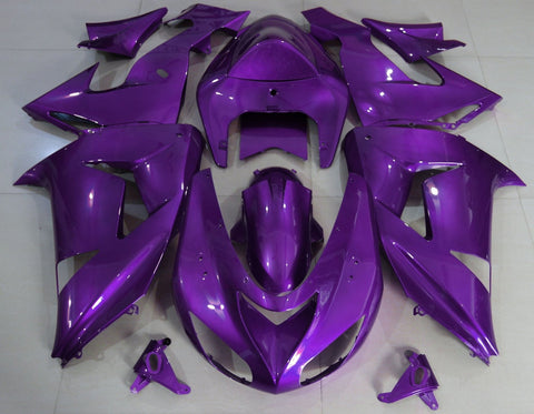 Purple Kawasaki ZX10R Fairings (2006-2007) at KingsMotorcycleFairings.com