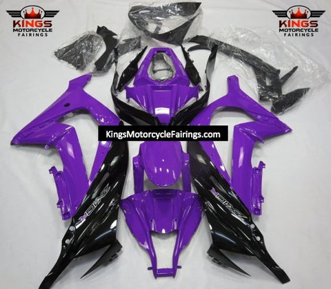 Fairing kit for a Kawasaki Ninja ZX10R (2011-2015) Purple & Black