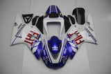 Blue, White, Red, Yellow and Black FIAT Fairing Kit for a 1998 & 1999 Yamaha YZF-R1 motorcycle