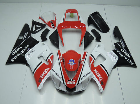 Yamaha YZF-R1 (1998-1999) Red, White & Black Petronas Fairings