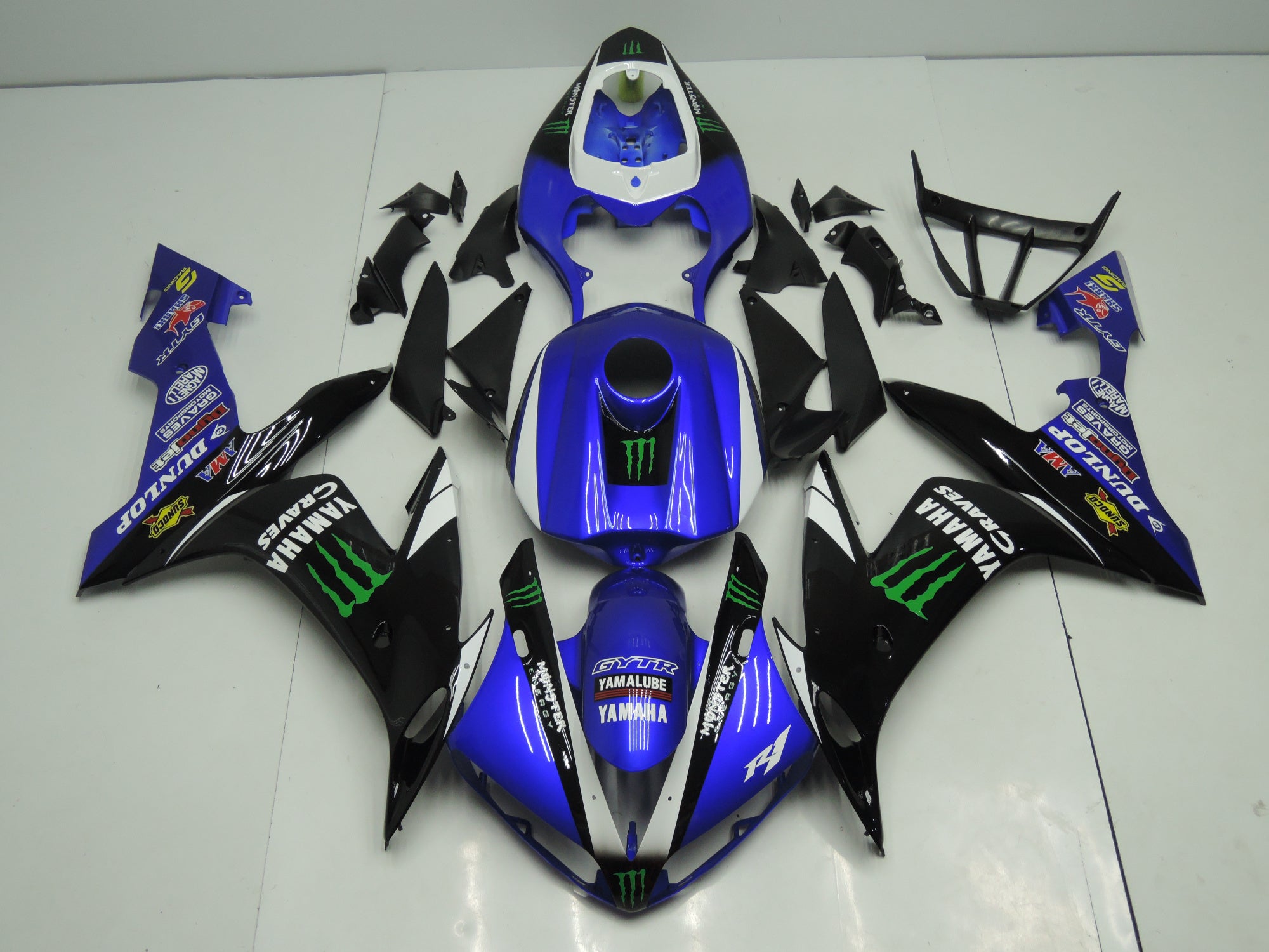 Yamaha R1 Fairings (2004-2006) Blue, Black, Monster Energy