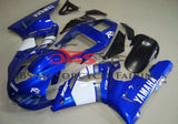 Blue and White Fairing Kit for a 1998 & 1999 Yamaha YZF-R1 motorcycle