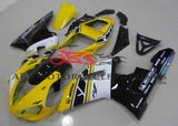 Yellow, Black & White Fairing Kit for a 2000 & 2001 Yamaha YZF-R1 motorcycle