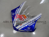 Blue and White Fiat Fairing Kit for a 2004, 2005 & 2006 Yamaha YZF-R1 motorcycle