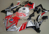 Red, White and Black Petronas Fairing Kit for a 2007 & 2008 Yamaha YZF-R1 motorcycle