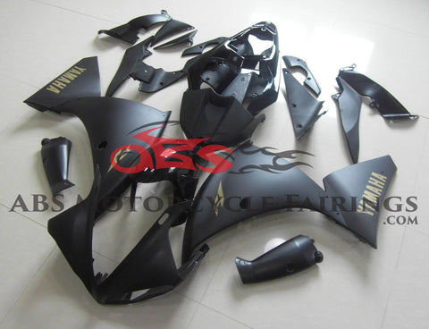 Yamaha YZF-R1 (2012-2014) Matte Black & Gold Fairings