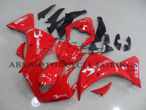 Yamaha YZF-R1 (2012-2014) Red Bennetts Fairings