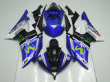 Blue, Black and White Movistar Fairing Kit for a 2008, 2009, 2010, 2011, 2012, 2013, 2014, 2015 & 2016 Yamaha YZF-R6 motorcycle