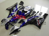 Blue, Black and White Fairing Kit for a 2006 & 2007 Yamaha YZF-R6 motorcycle