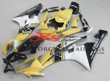 Yellow, White & Black Fairing Kit for a 2006 & 2007 Yamaha YZF-R6 motorcycle
