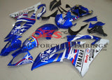 Blue, Red and White Star FIAT Fairing Kit for a 2008, 2009, 2010, 2011, 2012, 2013, 2014, 2015 & 2016 Yamaha YZF-R6 motorcycle
