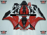 Red and Black Fairing Kit for a 2012, 2013, 2014, 2015 & 2016 Honda CBR1000RR motorcycle