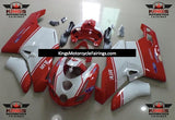 Red and White AIR Fairing Kit for a 2003 & 2004 Ducati 749 motorcycle