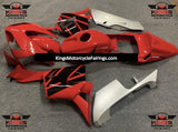 Red, Silver and Black Fairing Kit for a 2003 and 2004 Honda CBR600RR motorcycle