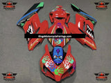 Red Shark Fairing Kit for a 2004 and 2005 Honda CBR1000RR motorcycle