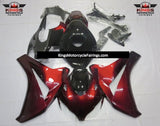 Red and Black Fade Fairing Kit for a 2008, 2009, 2010 & 2011 Honda CBR1000RR motorcycle