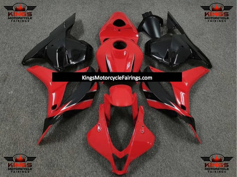 Honda CBR600RR (2009-2012) Red, Black & Silver Fairings