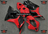 Red, Black and Silver Fairing Kit for a 2009, 2010, 2011 & 2012 Honda CBR600RR motorcycle