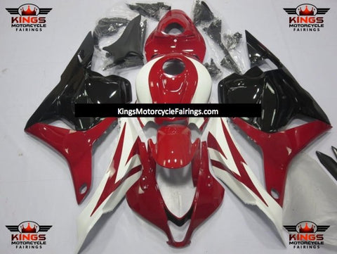 Honda CBR600RR (2009-2012) Red, White & Black Fairings