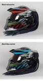 Matte Black Predator HNJ Motorcycle Helmet - KingsMotorcycleFairings.com