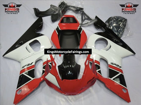 Yamaha YZF-R6 (1998-2002) Red, White & Black Fairings