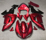 Red and Black Fairing Kit for a 2006 & 2007 Kawasaki ZX-10R motorcycle