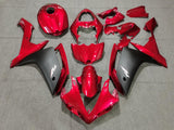 Red and Matte Black Fairing Kit for a 2007 & 2008 Yamaha YZF-R1 motorcycle