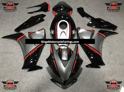 Honda CBR1000RR (2012-2016) Silver, Black & Red Fairings