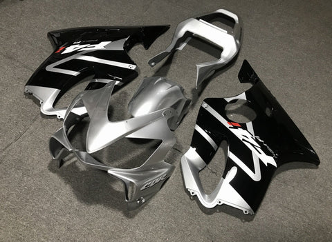 Honda CBR600F4i (2001-2003) Silver & Black Fairings