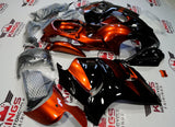 Black and Orange Fairing Kit for a 2008, 2009, 2010, 2011, 2012, 2013, 2014, 2015, 2016, 2017, 2018 & 2019 Suzuki GSX-R1300 Hayabusa motorcycle