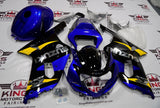 Suzuki GSXR600 (2000-2003) Blue, Black, Yellow & Chrome Fairings at KingsMotorcycleFairings.com
