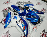 Suzuki GSXR750 (2008-2010) Blue, White, Red & Gray Fairings at KingsMotorcycleFairings.com
