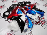 Suzuki GSXR750 (2011-2021) Blue, Black, White & Red Superman Fairings at KingsMotorcycleFairings.com