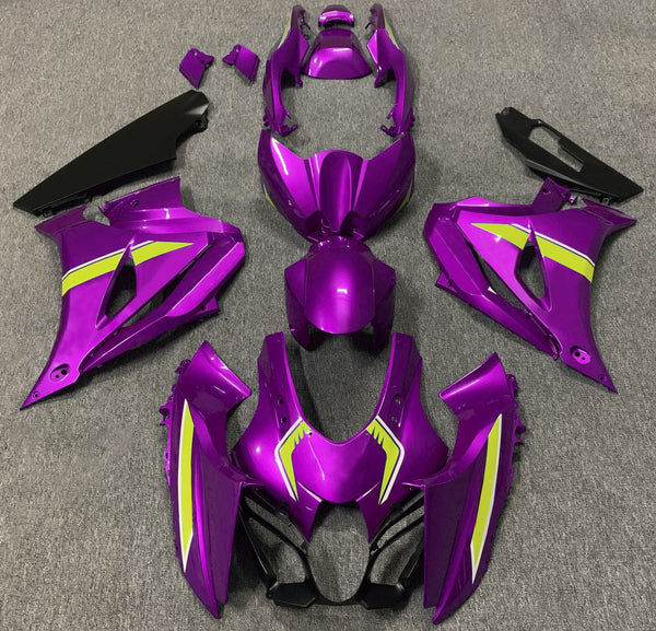 Suzuki GSXR1000 Fairings (2017-2025) Purple Magenta, Yellow