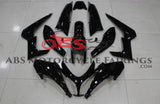 All Gloss Black fairing kit for Yamaha T-MAX500 2008-2011 motorcycles, OEM Grade Injection Molded pieces
