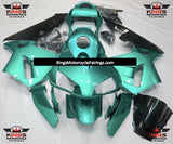 Teal Green and Black Fairing Kit for a 2003 and 2004 Honda CBR600RR motorcycle