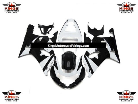 Suzuki GSXR600 (2000-2003) White & Black Fairings