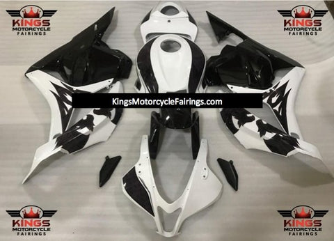 Honda CBR600RR (2009-2012) White & Black Falcon Fairings