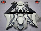 White and Gray Fairing Kit for a 2004 and 2005 Honda CBR1000RR motorcycle