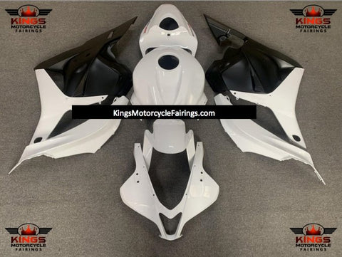 Honda CBR600RR (2009-2012) White & Matte Black Fairings