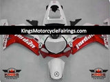 White and Red Jordan Fairing Kit for a 2000, 2001, 2002 & 2003 Suzuki GSX-R750 motorcycle
