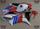 Blue, Red and White Fairing Kit for a 2012, 2013, 2014, 2015 & 2016 Honda CBR1000RR motorcycle