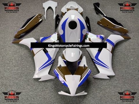 Honda CBR1000RR (2012-2016) White, Blue & Brown Fairings