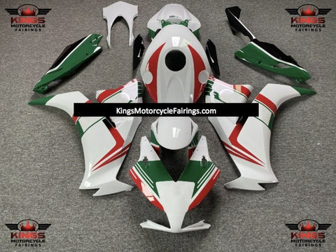 Honda CBR1000RR (2012-2016) White, Green & Red Fairings